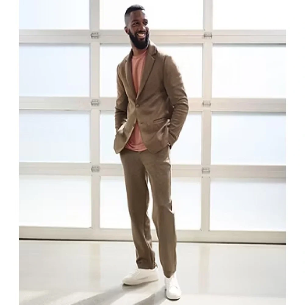 Stylus X LaDarius Campbell Long Sleeve Suit Jacket Brown  XXL - Picture 7 of 7